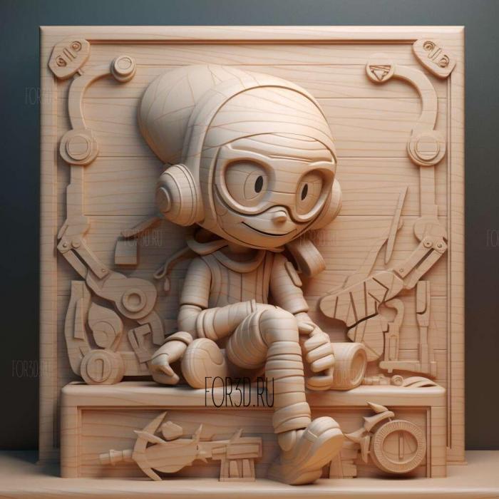 My Life as a Teenage Robot TV series 2 stl model for CNC