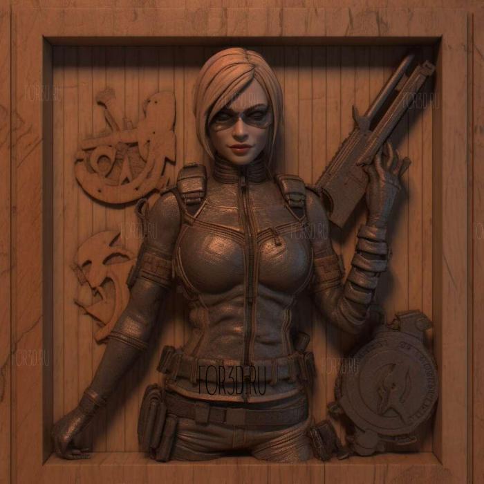 Batman Arkham City Harley Quinns Revenge 1 stl model for CNC