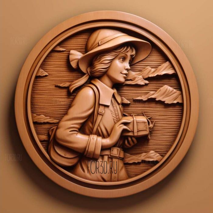 Nancy Drew series 3 stl model for CNC