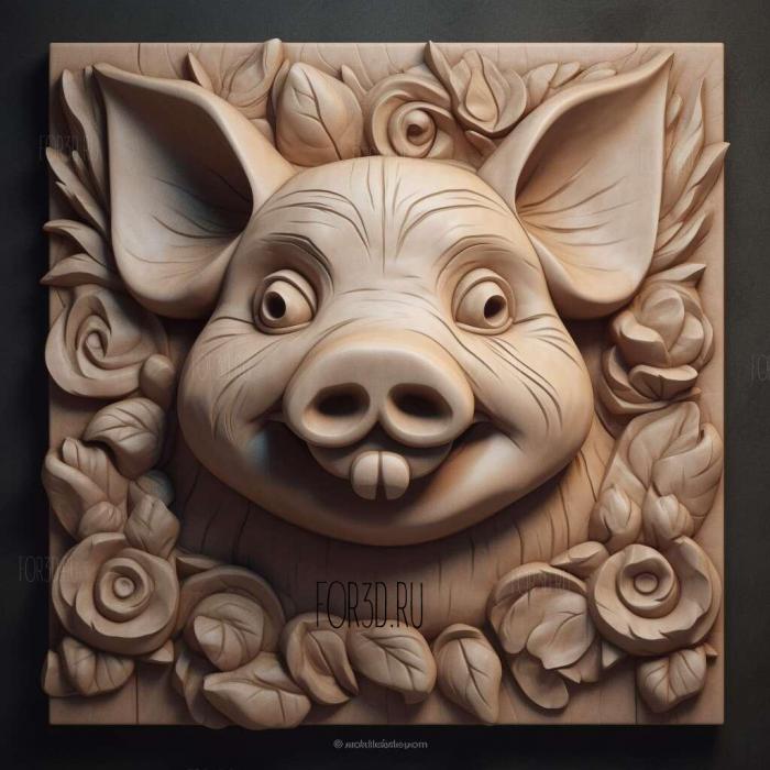 Piglet Pua from Moana 3