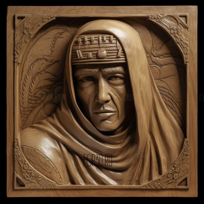 Lawrence of Arabia movie 2 stl model for CNC