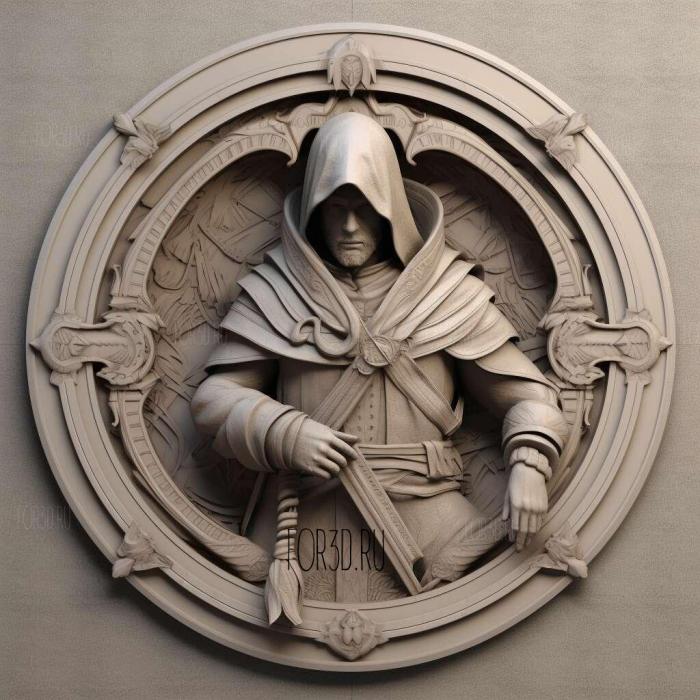 Ezio Auditore da Firenze 2 stl model for CNC