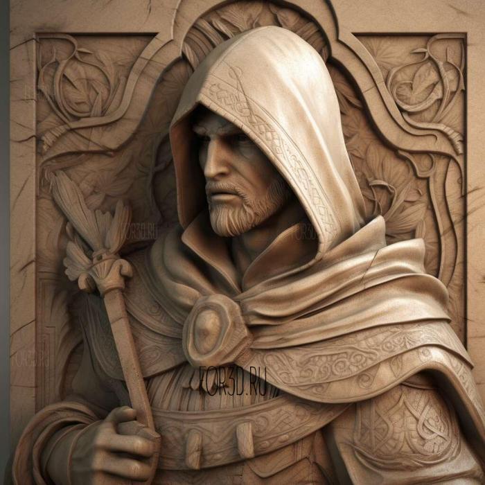 Ezio Auditore da Firenze 3 stl model for CNC