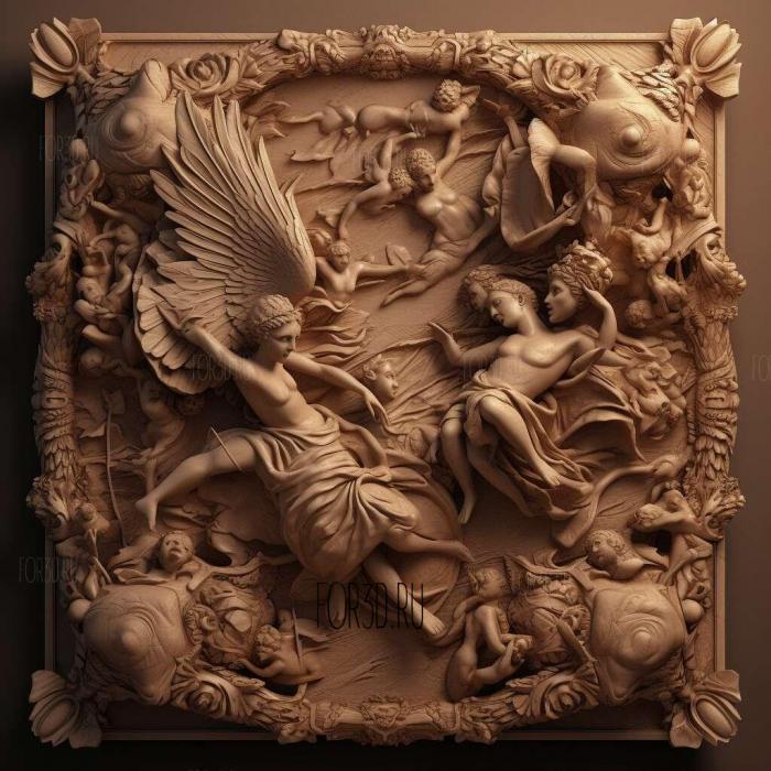 stl Under the Banner of Heaven series 1 stl model for CNC
