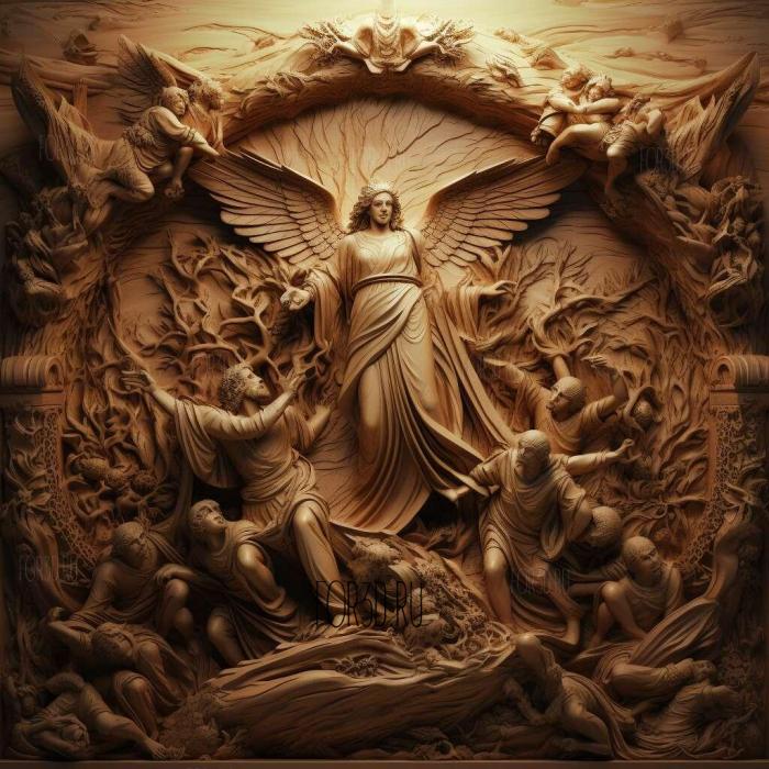 stl Under the Banner of Heaven series 3 stl model for CNC