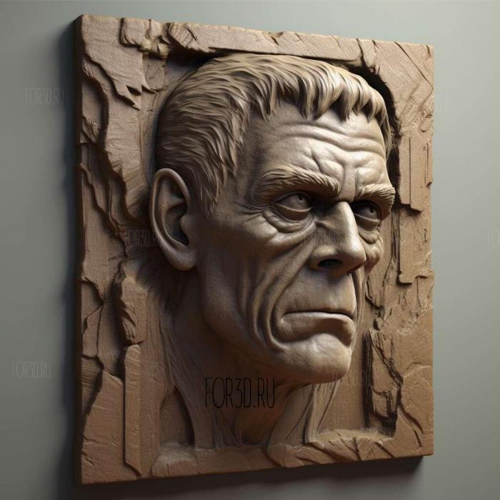 Frankenstein movie 2 stl model for CNC