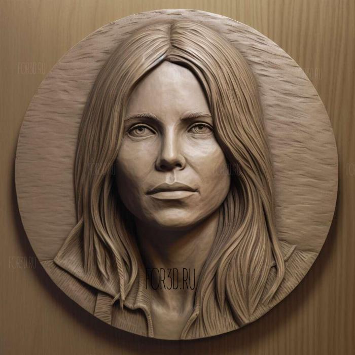 Jennifer Joanna Aniston 2 stl model for CNC