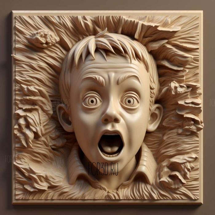 Home Alone movie 2 stl model for CNC