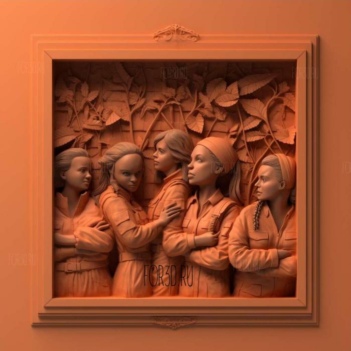 Orange Is the New Black TV series 2 stl model for CNC