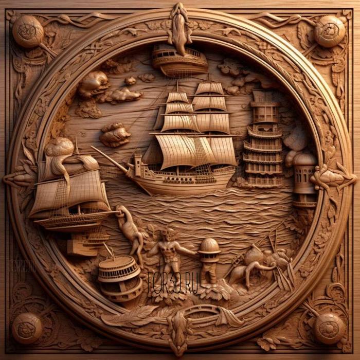 stl The Suite Life on Deck TV series 1 stl model for CNC