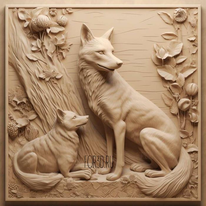Vixie from Fox and Dog 4 stl model for CNC