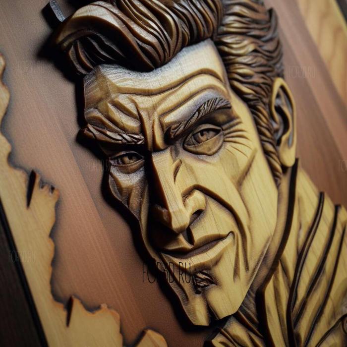 Handsome Jack from Borderlands 2 stl model for CNC