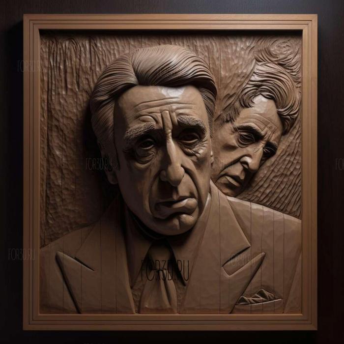 Michael Corleone The Godfather Al Pacino 3 stl model for CNC