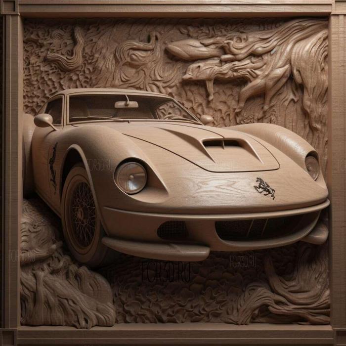 Ford v Ferrari movie 3 stl model for CNC