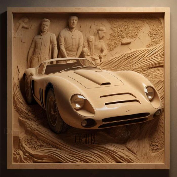 Ford v Ferrari movie 4 stl model for CNC