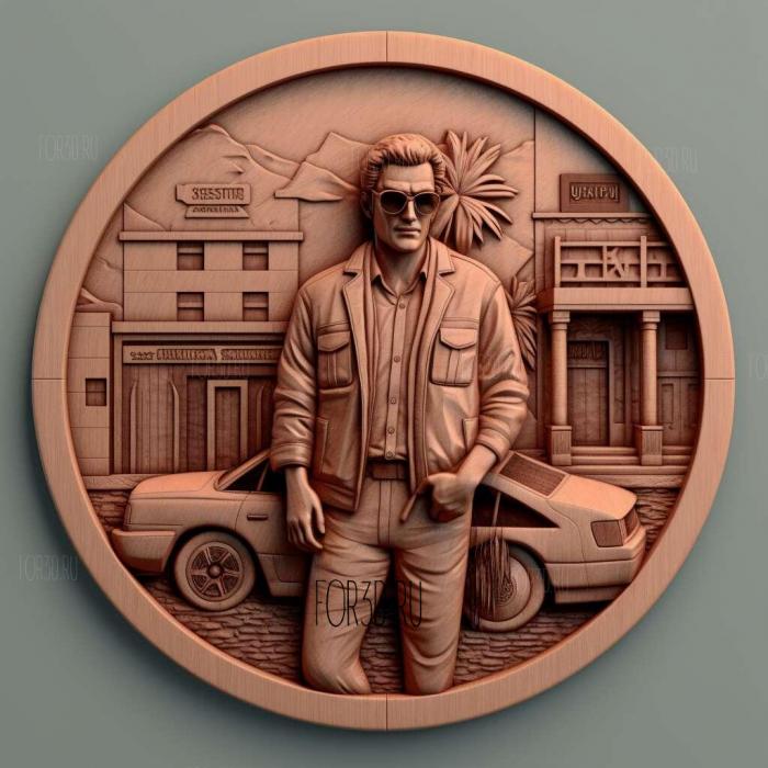 Grand Theft Auto Vice City Stories 1 stl model for CNC