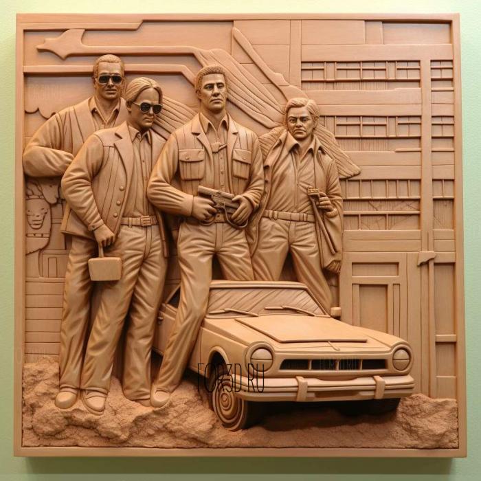 Grand Theft Auto Vice City Stories 4 stl model for CNC