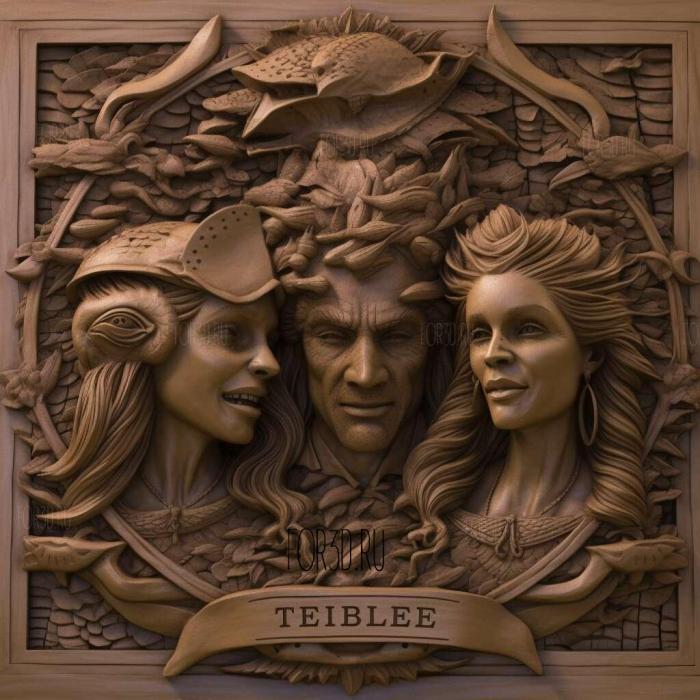 stl True Blood TV series 1 stl model for CNC