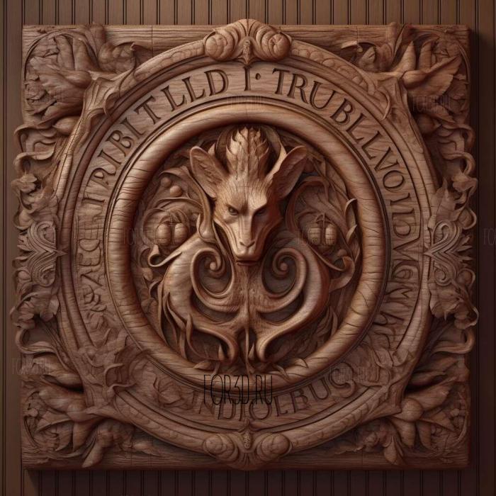 stl True Blood TV series 2 stl model for CNC
