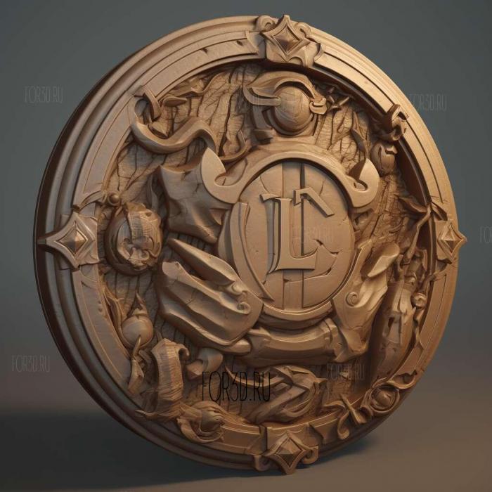 league of legends stl 2 stl model for CNC