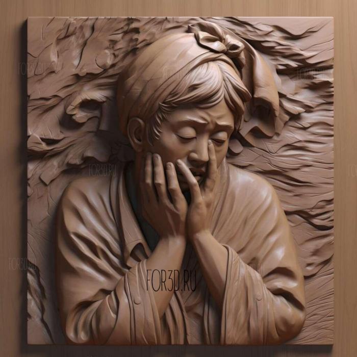 st Kikio INUYASHAFROM ANIME 1 stl model for CNC
