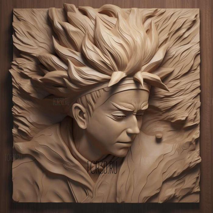 st Kikio INUYASHAFROM ANIME 3 stl model for CNC