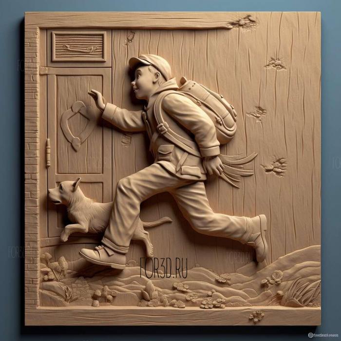 The Adventures of Tintin The 3 3d stl модель для ЧПУ