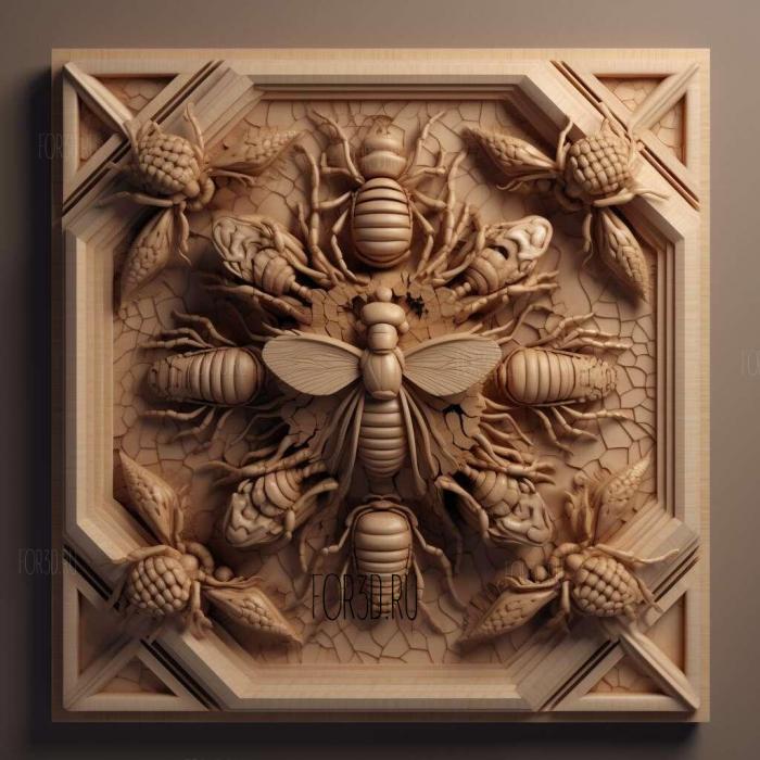 st Melittosphex burmensis 3 3d stl модель для ЧПУ