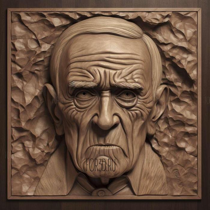 Juror angry menHenry Fonda 3 stl model for CNC