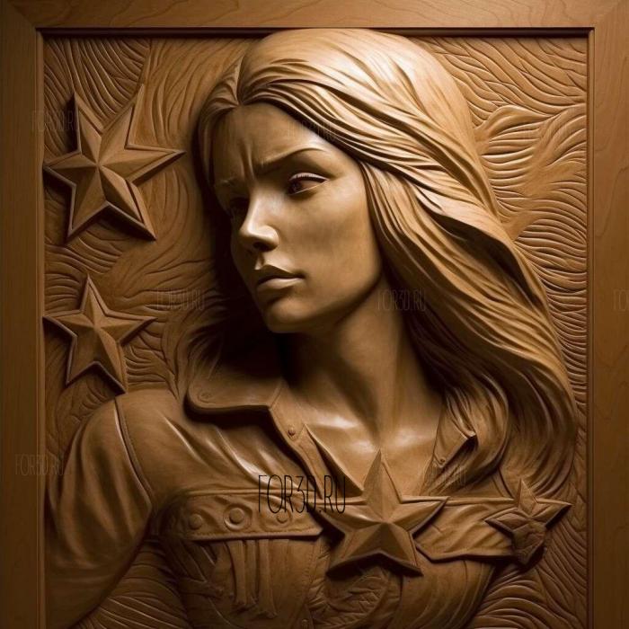 stl Stargirl series 3 stl model for CNC