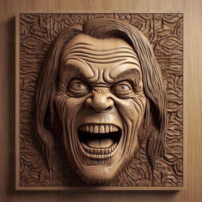 Jack Torrance The Shining Jack Nicholson 1 stl model for CNC