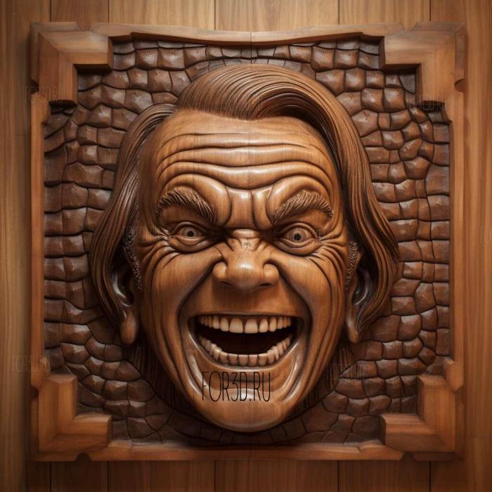 Jack Torrance The Shining Jack Nicholson 2 stl model for CNC