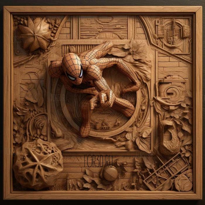 stl Spider Man The New Animated Series TV series 3 stl model for CNC