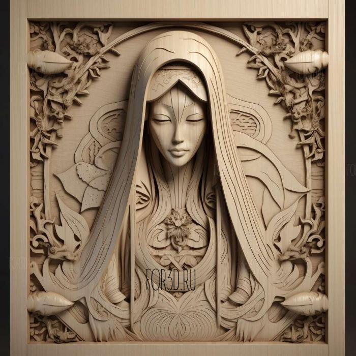 st Ajenma Jigoku ShoujoFROM ANIME 1 stl model for CNC
