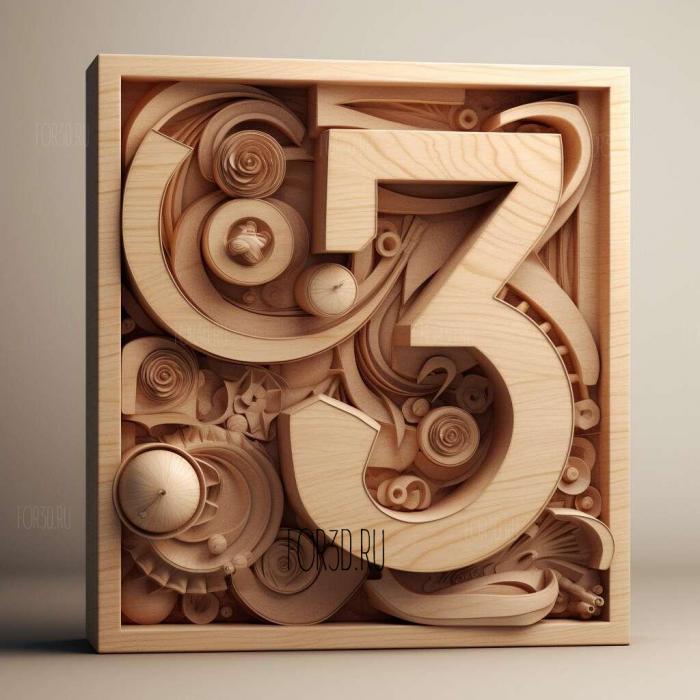 Numb3rs TV series 4 stl model for CNC