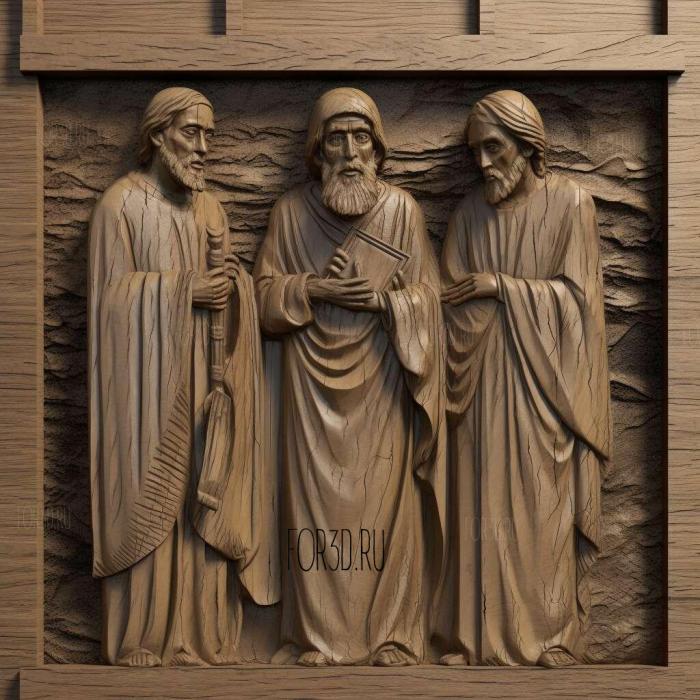 The Walking Dead Saints Sinners 3 stl model for CNC
