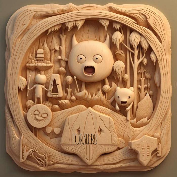 Adventure Time Distant Lands TV series 2 stl model for CNC