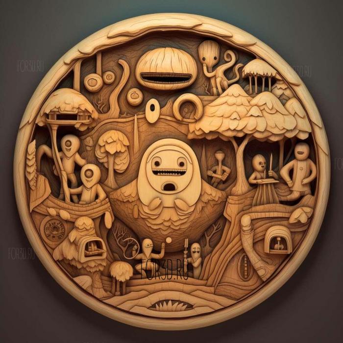 Adventure Time Distant Lands TV series 3 stl model for CNC