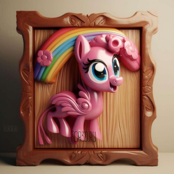 st Gummi from My Little Pony Friendship is a Miracle 3 stl model for CNC