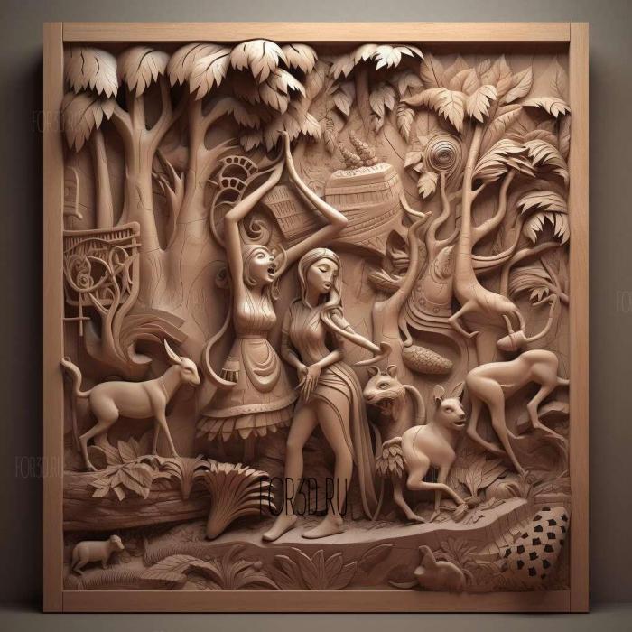 st Anaise Watterson from The Amazing World of Gambol 4 stl model for CNC