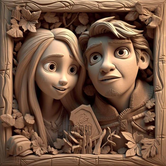 stl Tangled The Series TV series 1 stl model for CNC