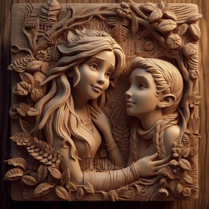 stl Tangled The Series TV series 3 stl model for CNC