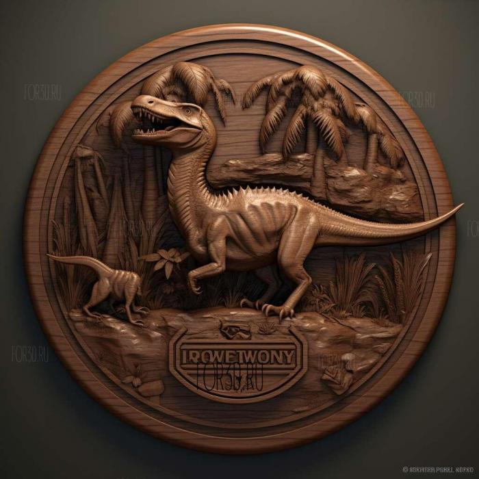 Jurassic World Evolution 2 stl model for CNC