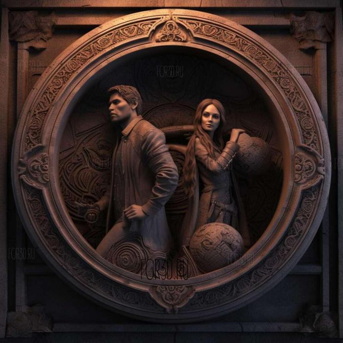 Shadowhunters The Mortal Instruments TV series 4 stl model for CNC