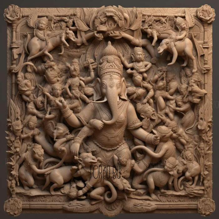 Panchatantra Vishnusharman approximately 300 BC 1 stl model for CNC