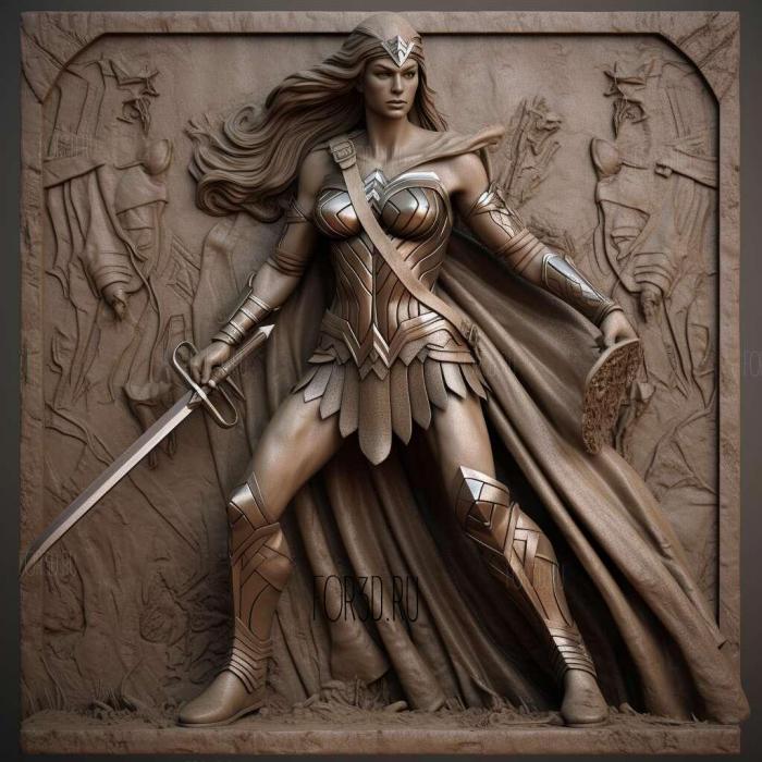 Wonder Woman with sword 4