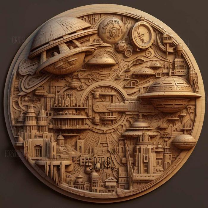 stl Valerian and the City of a Thousand Planets movie 3 stl model for CNC