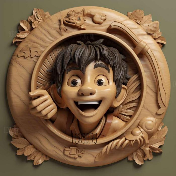 Go Diego Go series 1 stl model for CNC