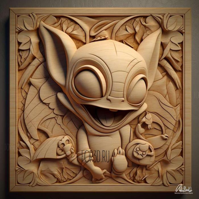 Nani Pelekai Lilo Stitch 1 stl model for CNC