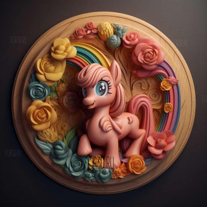 Gummi from My Little Pony Friendship is a Miracle 4 stl model for CNC
